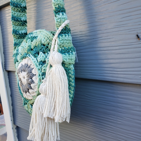 The Ivana Crochet Crossbody Purse Handmade - Picture 4 of 4